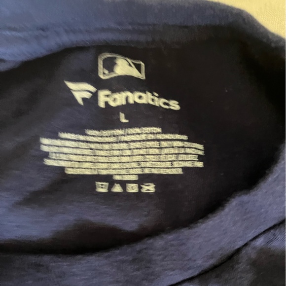 Fanatics Dark Blue Crew Neck Tee - Picture 3 of 5